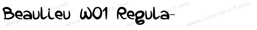 Beaulieu W01 Regula字体转换